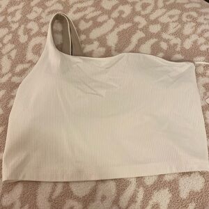 Lululemon Nulu Asymmetric Yoga Tank White